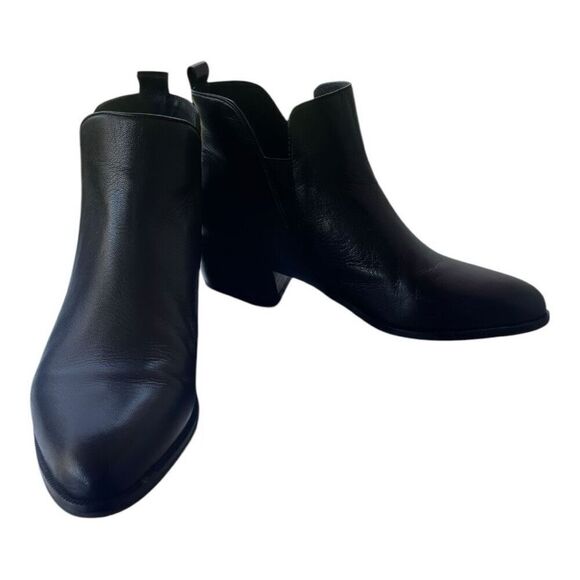 Spring Step Cozze Black Leather Ankle Booties Women’s Size 8.5 or EU 39 - Picture 3 of 11